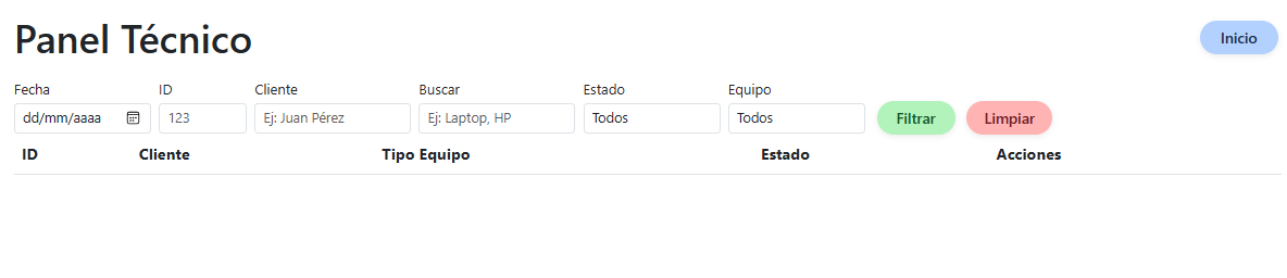 Sistema de Control de Reportes